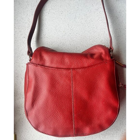 Vince Camuto Red Leather Crossbody Bag With Adjustable Strap - Picture 3 of 16